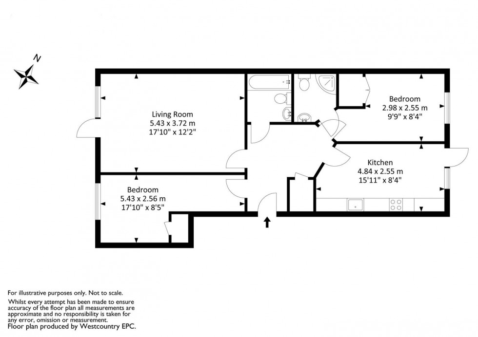 Floorplan for Grange Road, Clifton Village, Bristol