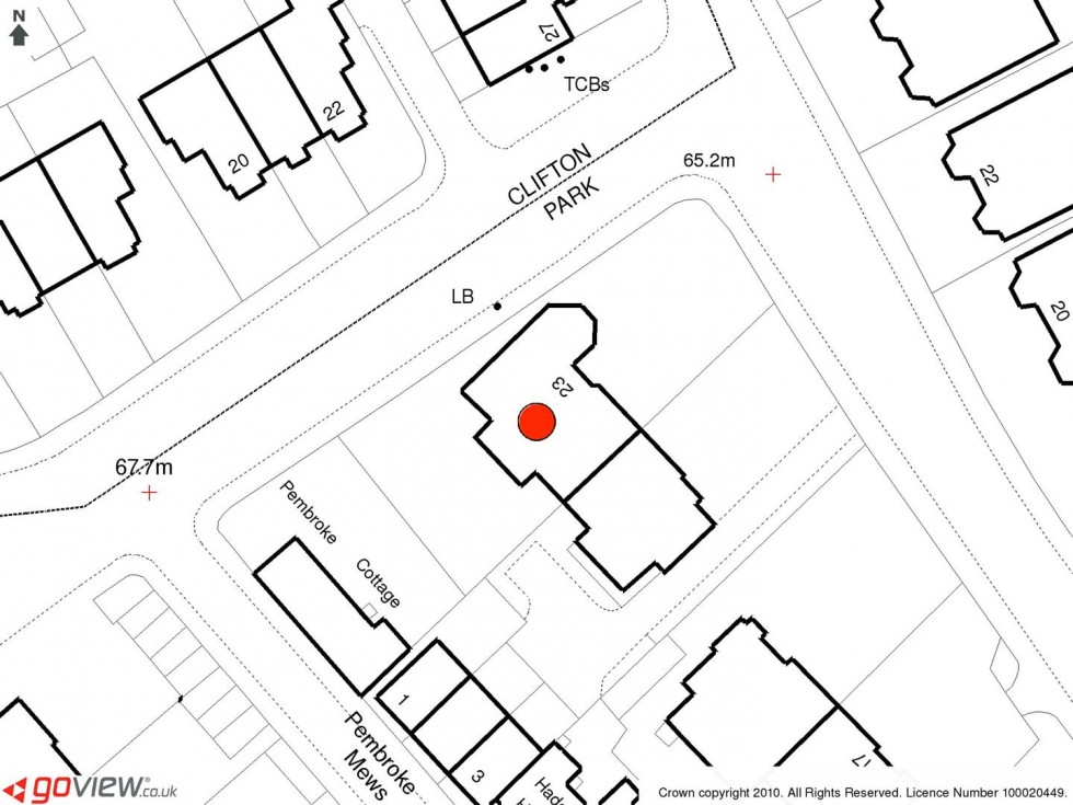 Floorplan for Pembroke Road, Clifton