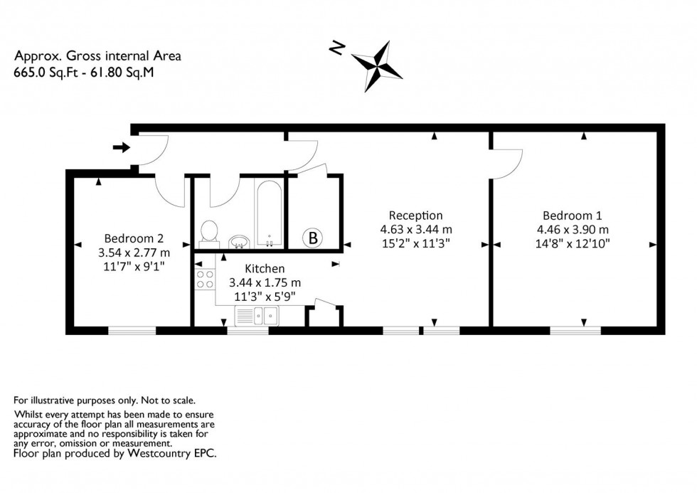 Floorplan for North Road, Leigh Woods, Bristol