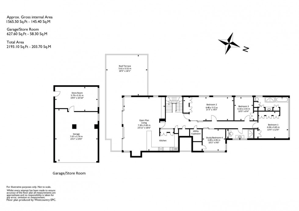 Floorplan for Harley Place, Clifton, Bristol, BS8