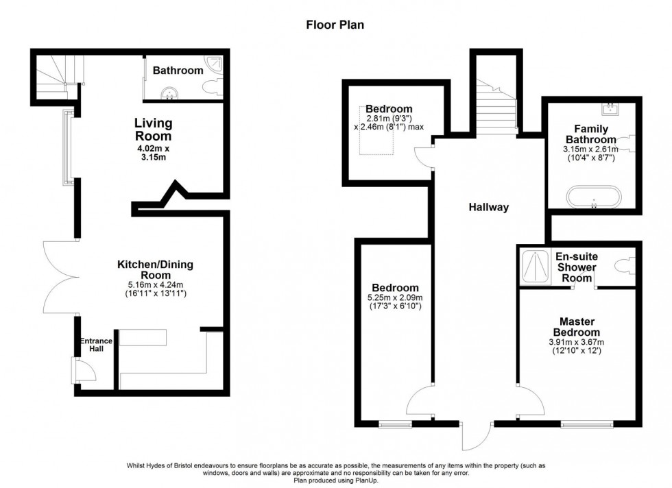 Floorplan for Regent Street, Clifton