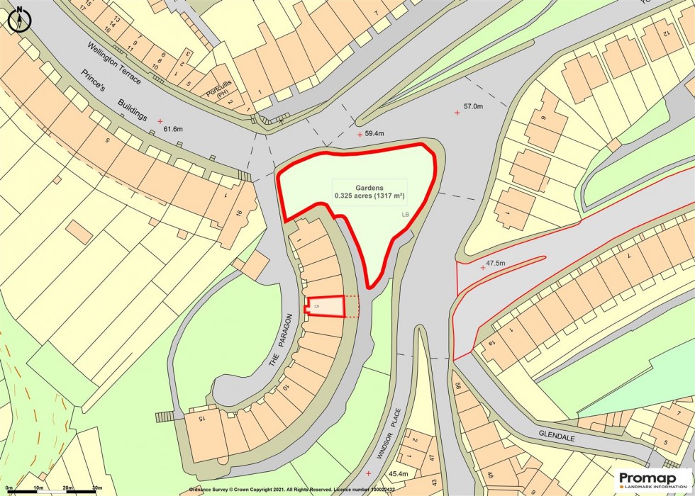 Floorplan for The Paragon, Clifton, Bristol, BS8