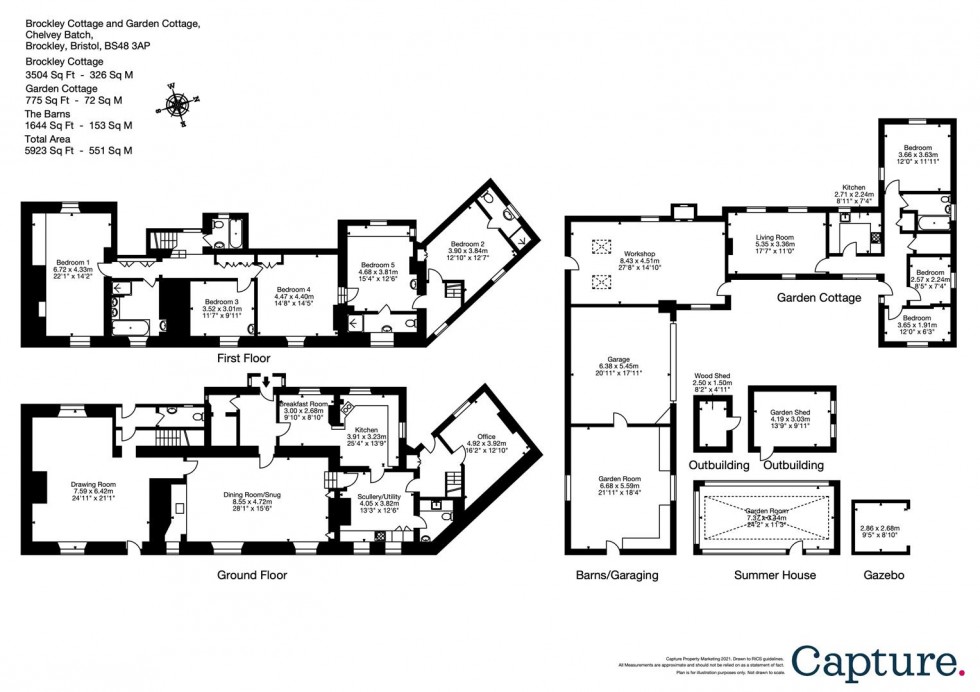 Floorplan for Chelvey Batch, Brockley, Bristol