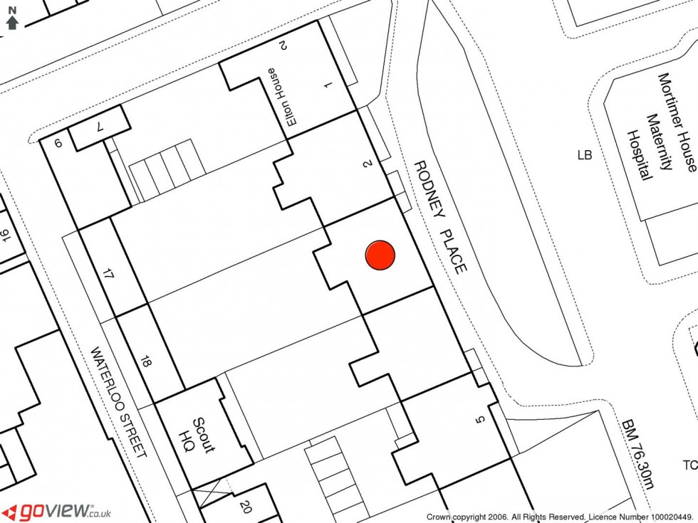 Floorplan for Rodney Place, Clifton, Bristol, BS8