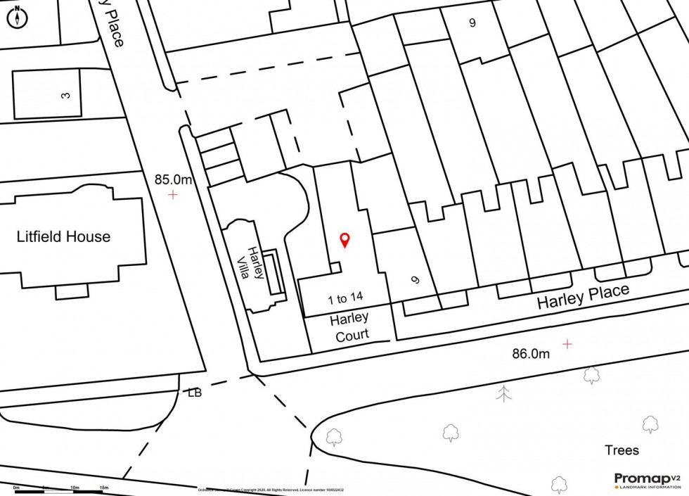 Floorplan for Clifton Village, Bristol, BS8