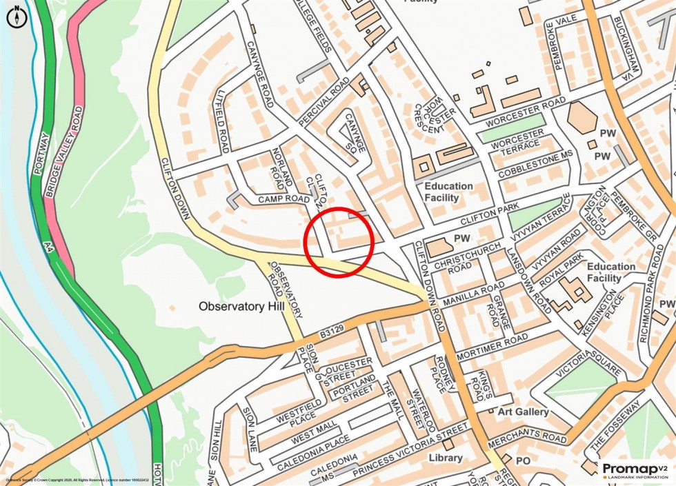 Floorplan for Clifton Village, Bristol, BS8