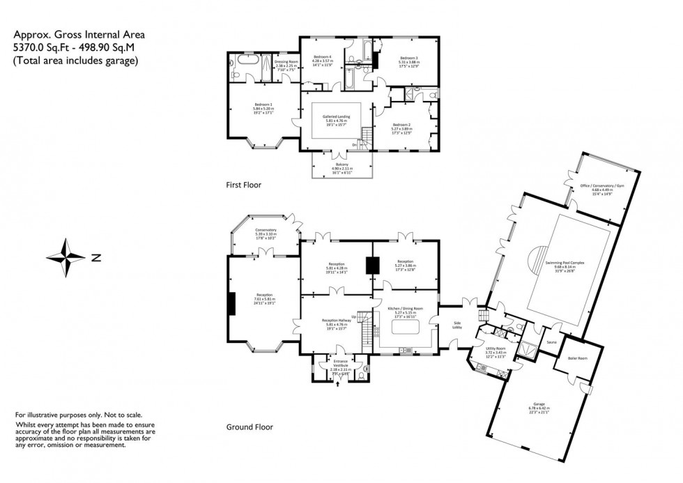 Floorplan for Manor Road, Abbots Leigh, Bristol, BS8