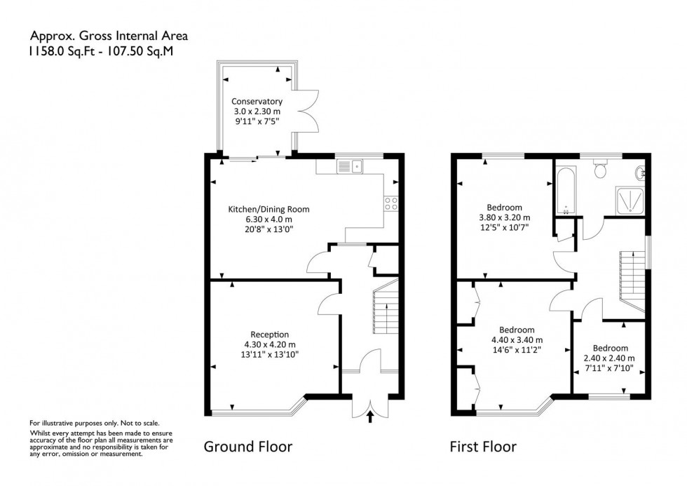 Floorplan for Dentwood Grove, Coombe Dingle, Bristol, BS9