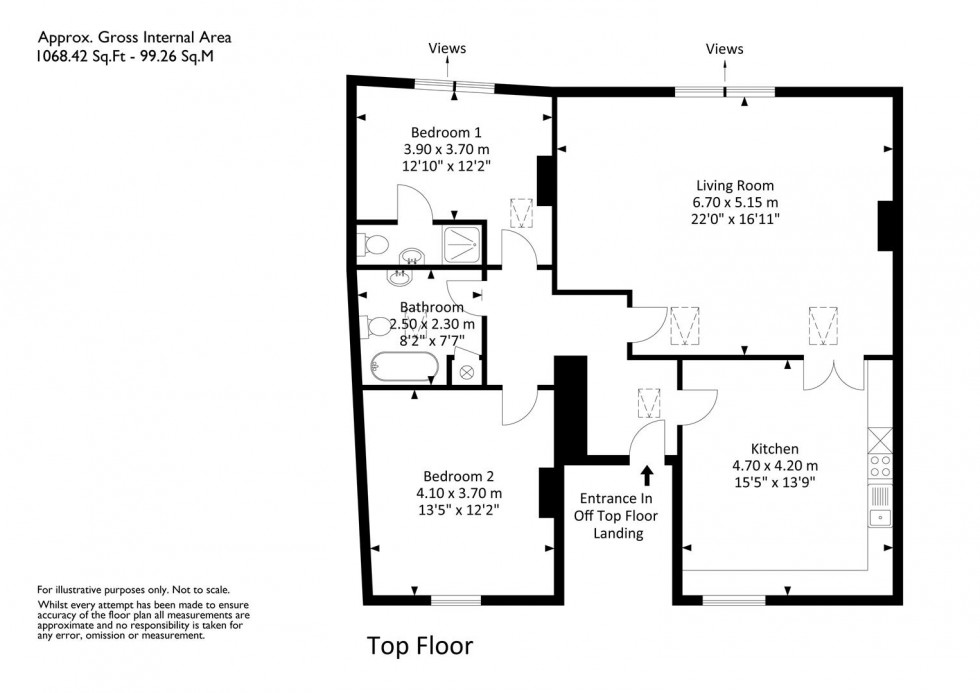 Floorplan for Princes Buildings, Clifton, Bristol, BS8