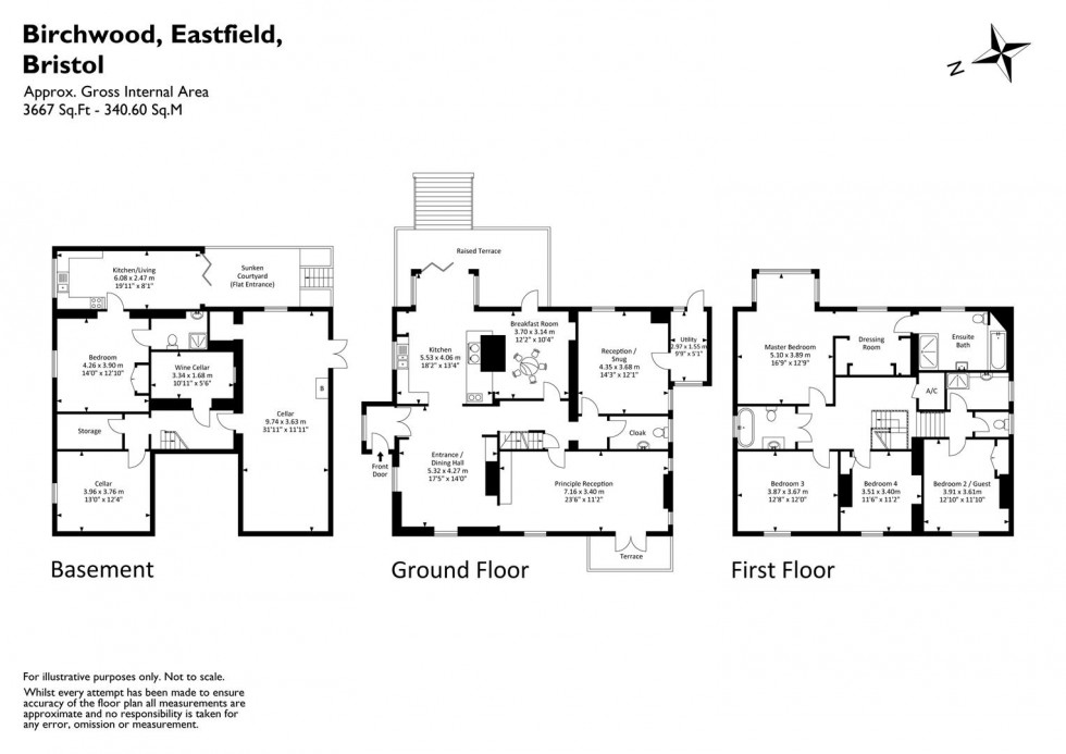 Floorplan for Eastfield, Westbury-on-Trym, Bristol, BS9