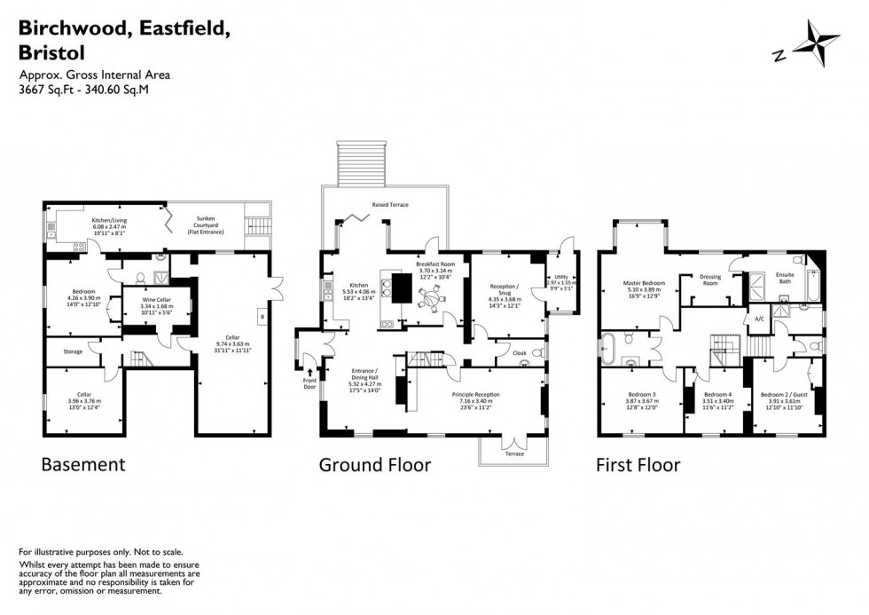 Floorplan for Eastfield, Westbury-on-Trym, Bristol, BS9