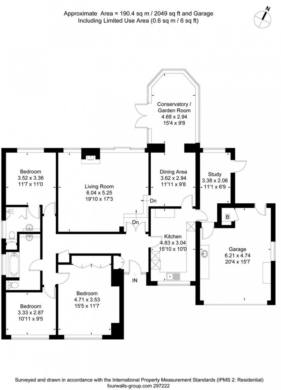 Floorplan for Weston Road, Failand, Bristol, BS8