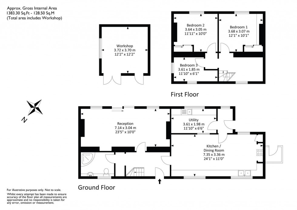 Floorplan for Church Lane, Lower Failand, Bristol