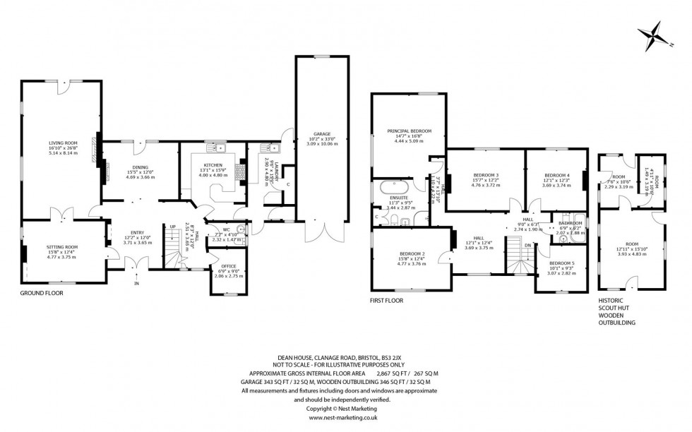 Floorplan for Clanage Road, Bower Ashton,Bristol, BS3