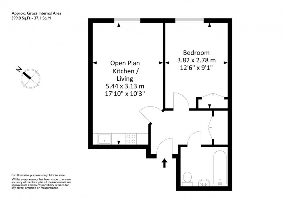 Floorplan for Gloucester Street, Clifton, Bristol, BS8