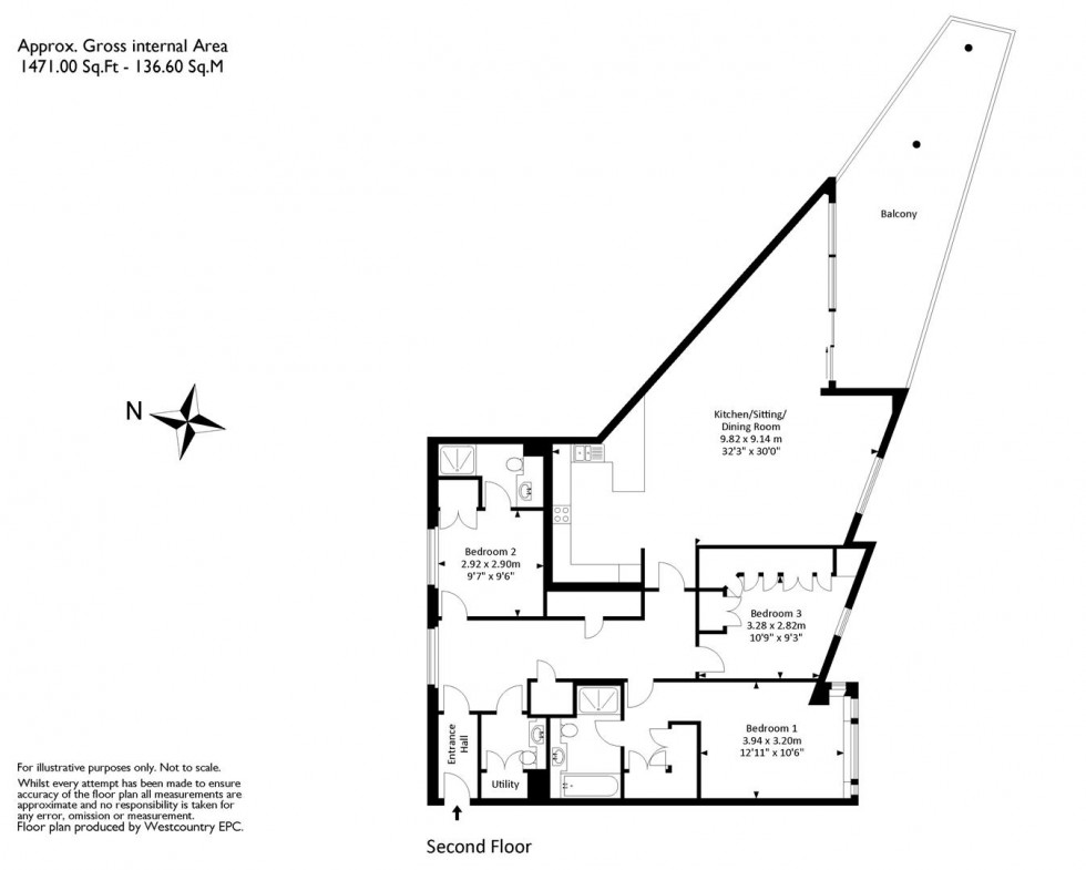 Floorplan for 20 Merchants Road, Clifton, Bristol, BS8