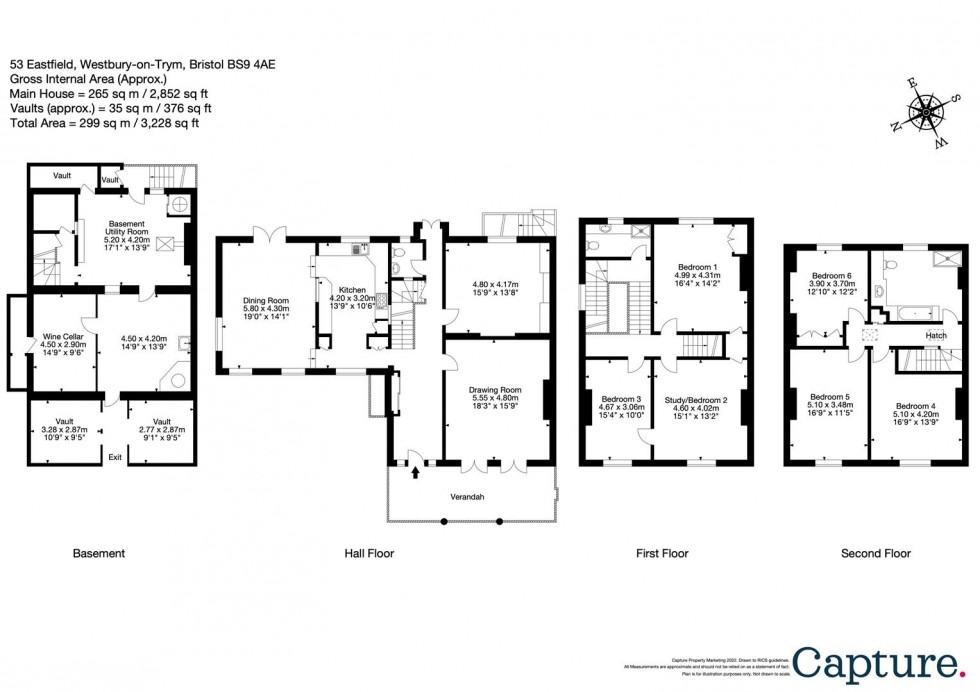 Floorplan for Eastfield Road, Westbury-On-Trym, Bristol, BS9