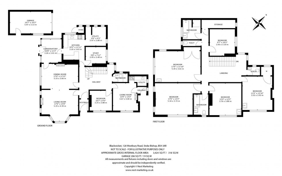 Floorplan for Westbury Road, Westbury-On-Trym, Bristol, BS9