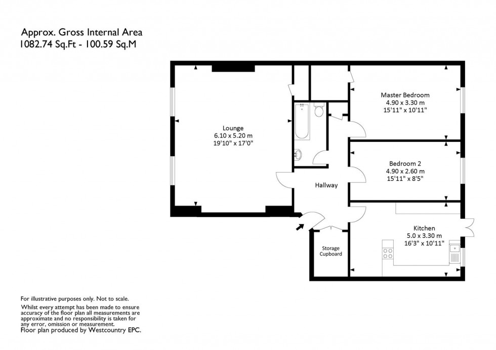 Floorplan for Richmond Hill, Clifton, Bristol, BS8