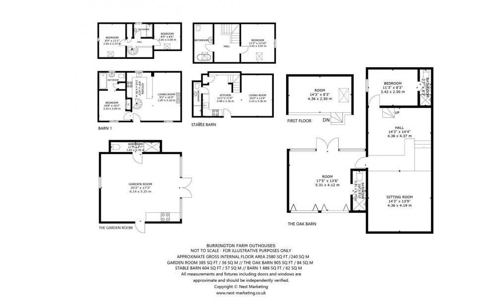 Floorplan for Burrington, Near Bristol, BS40