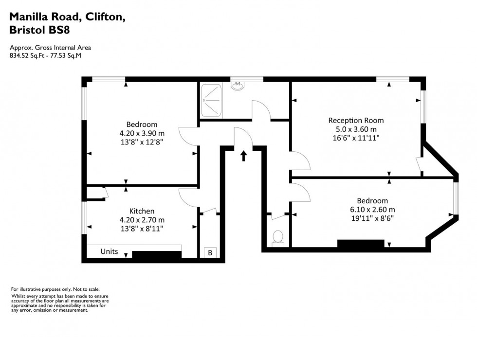 Floorplan for Manilla Road, Bristol