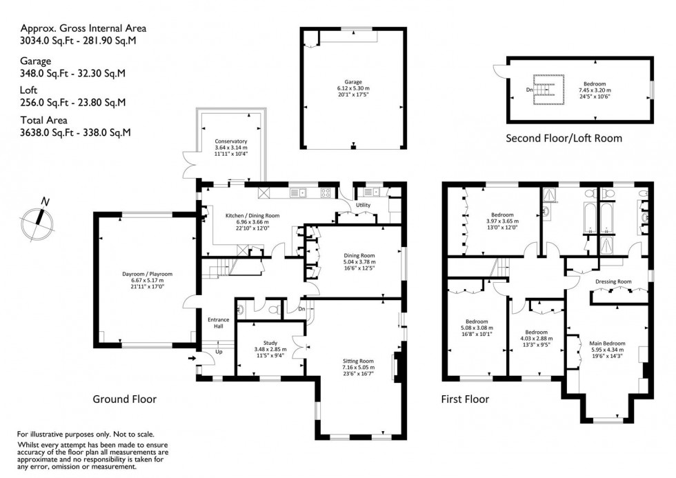Floorplan for Folleigh Close, Long Ashton