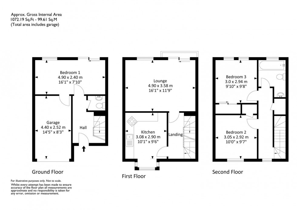 Floorplan for Princess Victoria Street, Clifton, Bristol, BS8