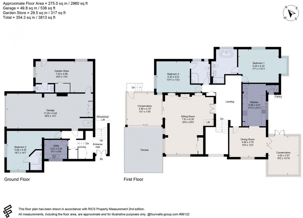 Floorplan for Manor Lane, Abbots Leigh, Bristol, BS8