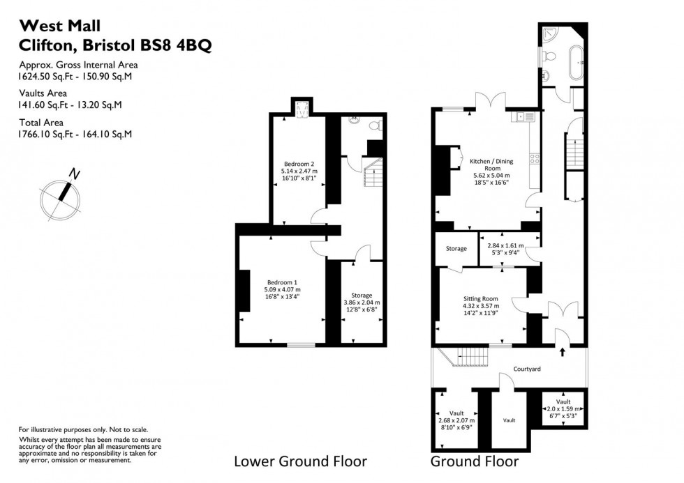 Floorplan for West Mall, Clifton, BS8
