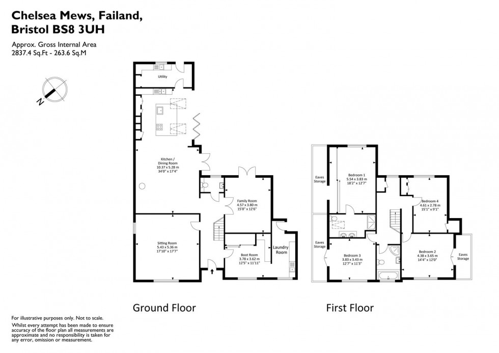 Floorplan for Chelsea Mews, Failand, Bristol, BS8