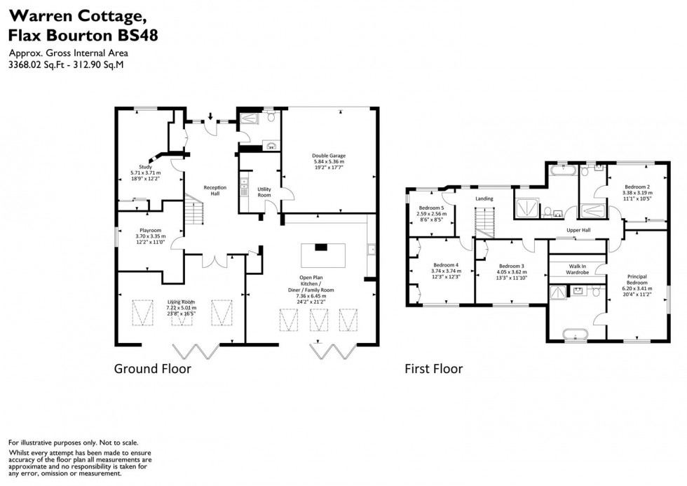 Floorplan for Station Road, Flax Bourton, Bristol, BS48
