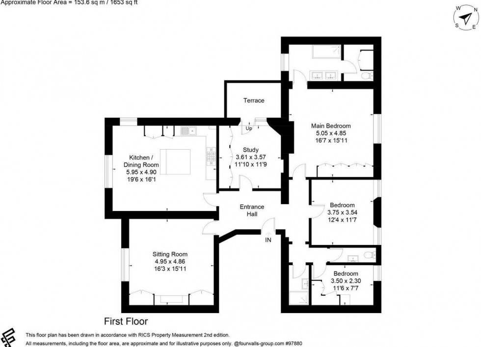 Floorplan for Pembroke Road, Clifton, Bristol, BS8
